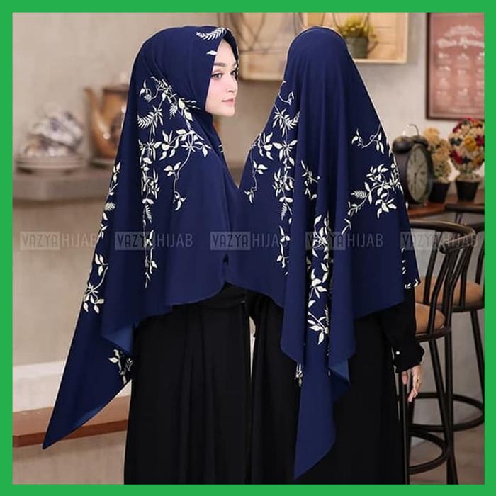 Gambar Khimar Mona Syari Original by Vazya Hijab Hijab Instan Syar’i Bubble dari CILEUNYI COLLECTION undefined Tokopedia