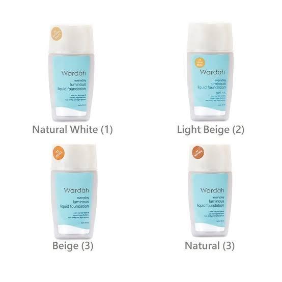 wardah luminous foundation
