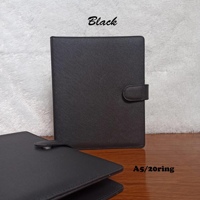 Gambar BINDER POLOS EXCLUSIVE BLACK A5 DAN B5 - A5 dari Indonesia of Binder undefined Tokopedia