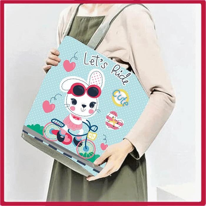 Tote bag kanvas miniso new arrivals