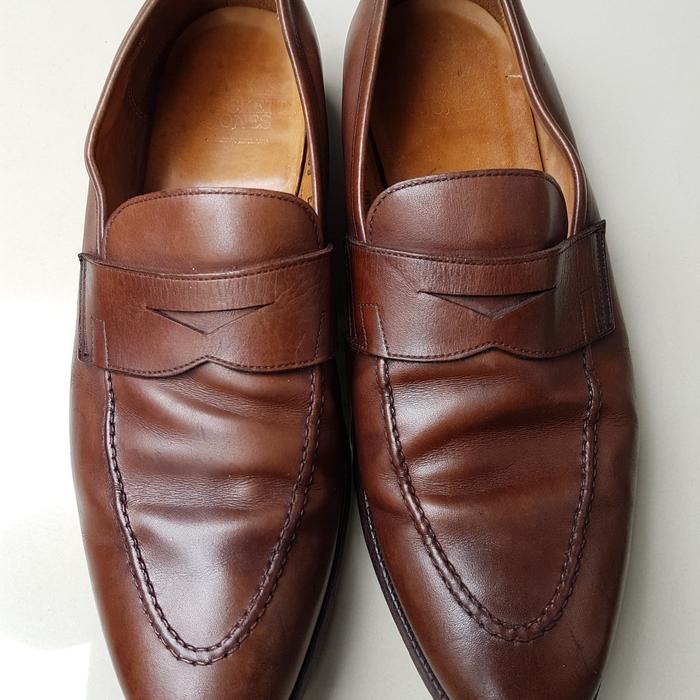 Crockett & Jones ELVASTON 眩しく UK6.5E Black