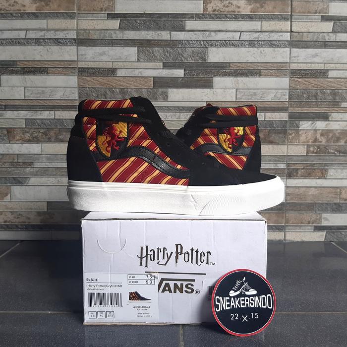 Vans Harry Potter 36 Jual VANS SK8 HIGH HI HARRY POTTERS GRYFFND