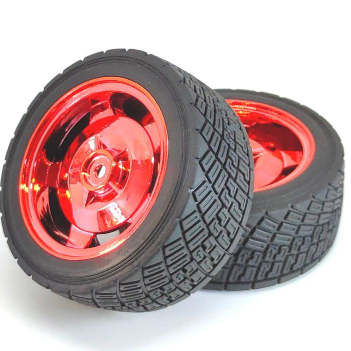 Gambar Roda Robot Smart Car 82mm Red RC Whell Velg Ban Karet Radial dari Rajacell Bekasi undefined Tokopedia