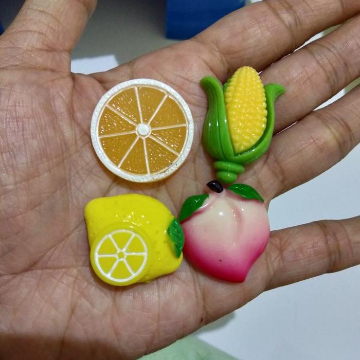 Gambar Miniatur Buah Jeruk Lemon Jagung Buah Persik dari Kosmetik-Murah undefined Tokopedia