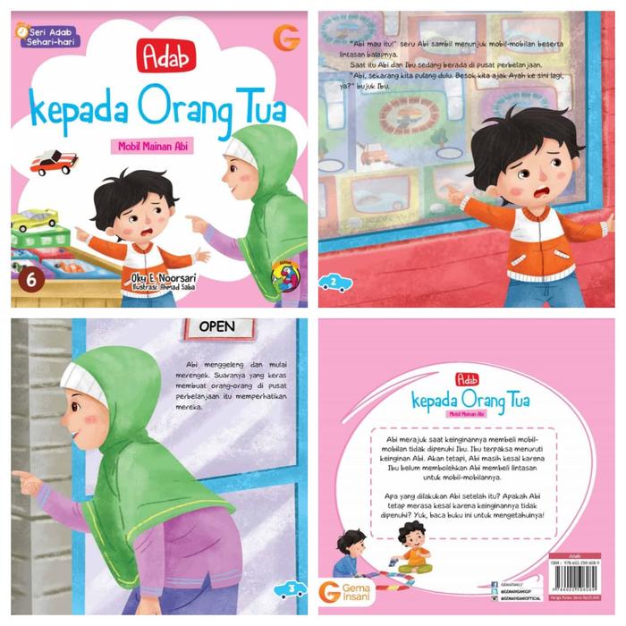 Seri Adab For Kids Adab Kepada Orang Tua