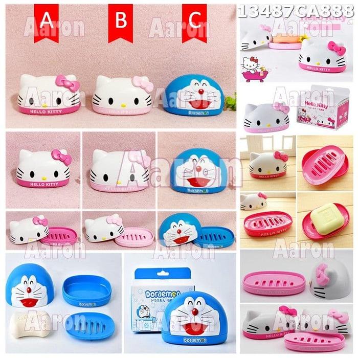 Gambar Tempat Sabun Hello Kitty / Tempat Sabun Doraemon 13487 dari aaron kitty shop undefined Tokopedia