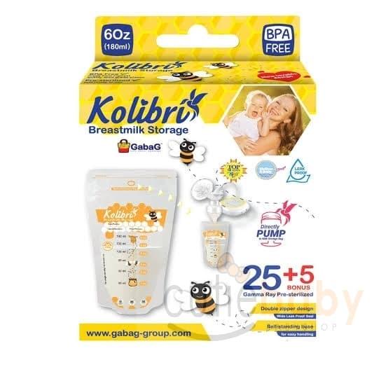 GABAG KOLIBRI KANTUNG ASI 180ML BEE 25+5 di Cutie Baby And Kids Shop  Tokopedia