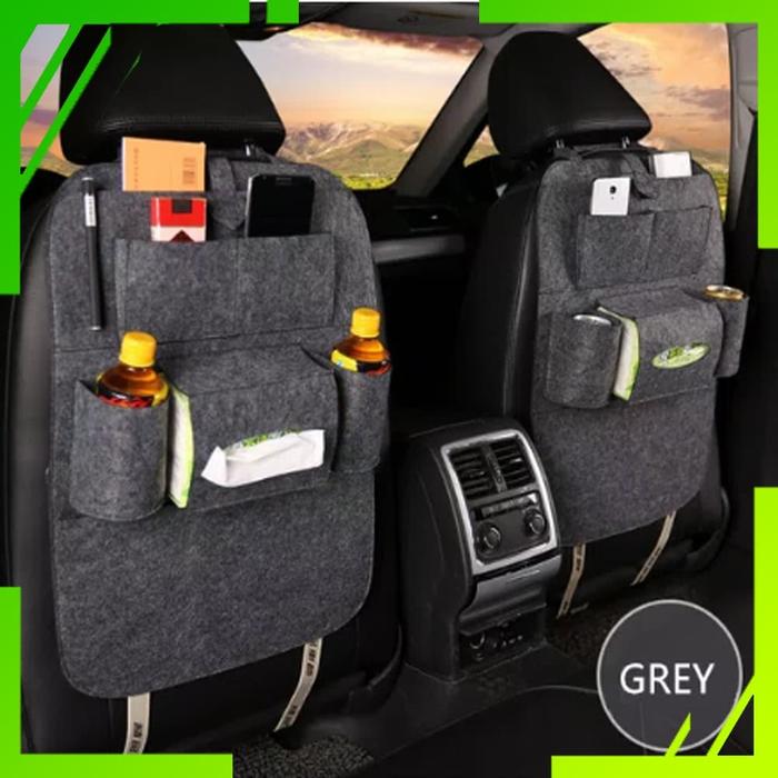 Gambar Car seat organizer Tas jok belakang kursi mobil multifungsi - HMO004 - Merah Muda dari Toko49 undefined Tokopedia