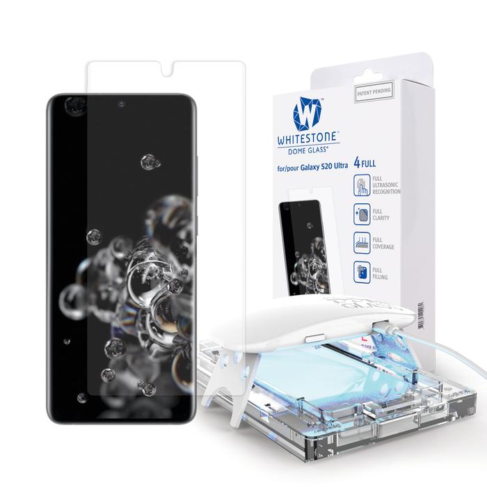 Whitestone Dome UV Tempered Glass Samsung S20 Ultra Protection S20 NO UV