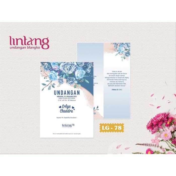 Gambar Ketas Blangko Undangan Lintang 78 Murah dari Terminal Undangan undefined Tokopedia