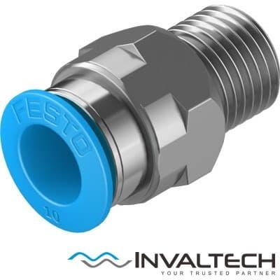 Gambar FESTO PUSH IN FITTING QS-3/8-10 (153008 ) dari INVALTECH undefined Tokopedia