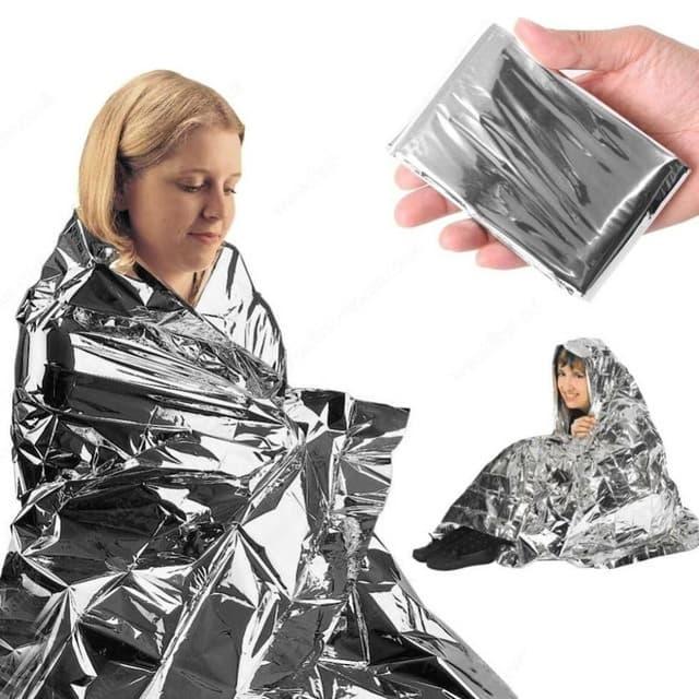 Gambar Emergency Blanket Slimut Darurat Untuk Dingin Silver Allumunium Foil dari Aven Outdoor Store undefined Tokopedia