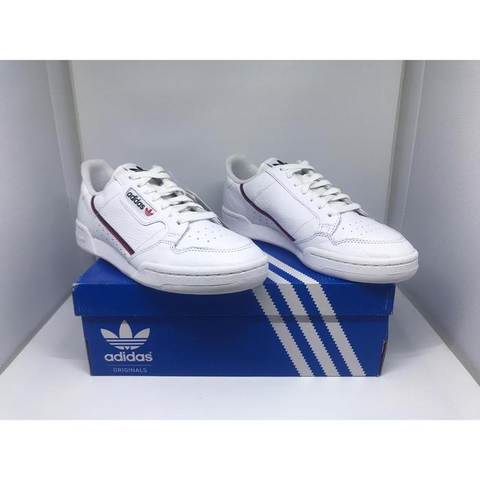 adidas Continental 80 White/Red/Blue 100% Original Resmi Sepatu Pria 44  di Bian Store Tokopedia