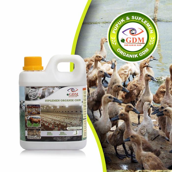 Promo Suplemen Organik Gdm Untuk Bebek 1liter Kota Surabaya Gdm Official Store Tokopedia