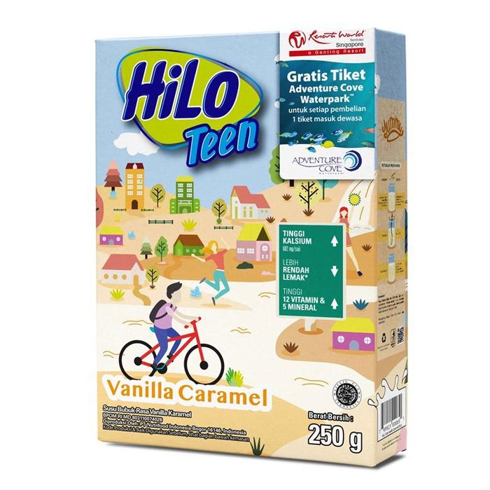 Gambar HiLo Teen Vanilla Caramel Susu Formula 250 g dari Sakinah-Mart undefined Tokopedia