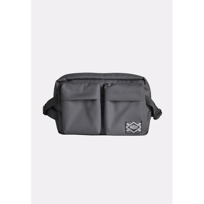Gambar Skelly Waist Bag Pria Wanita Tas Pinggang Nylon Body Bag in Grey - Abu-abu, 0 dari Skelly Official Kota Administrasi Jakarta Selatan Tokopedia