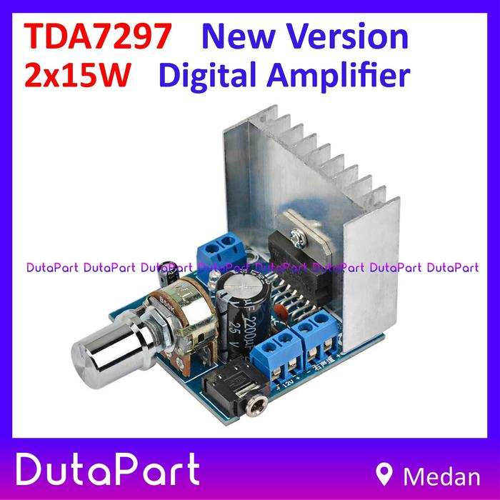Gambar TDA7297 New Version 2x15W DC 12V Digital HiFi Power Stereo Amplifier dari DutaPart_NEW undefined Tokopedia