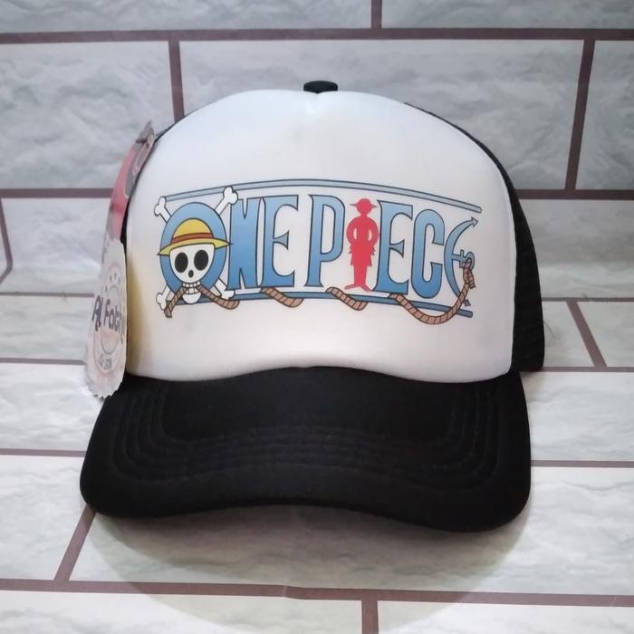 Jual Topi Trucker Hat - One piece Kode 