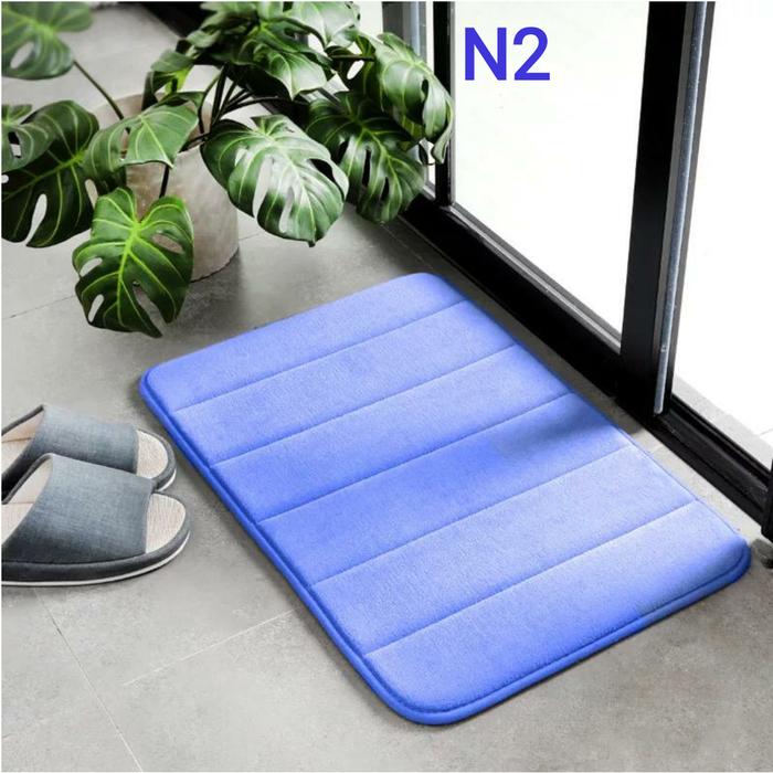 Gambar keset memory foam anti slip lembut - N02 dari Nanindo undefined Tokopedia