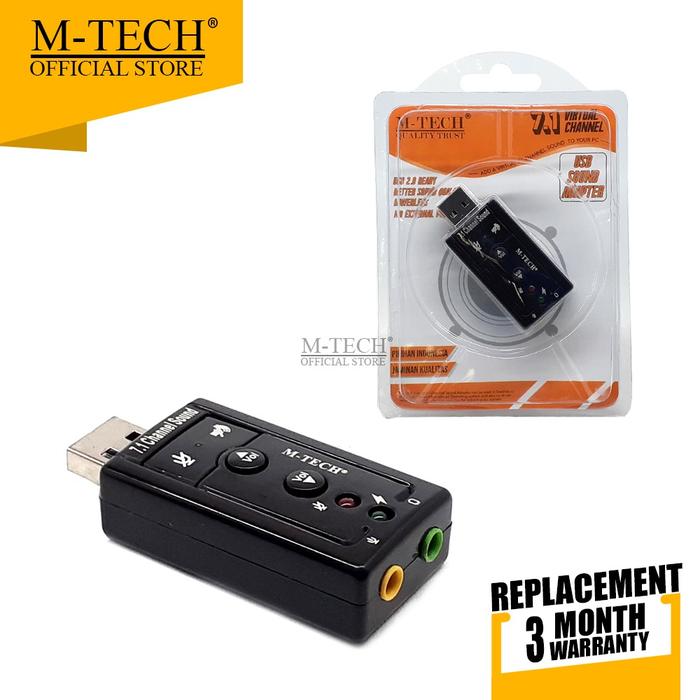 Jual M-TECH ORIGINAL CONVERTER USB SOUND USB TO JACK SOUND