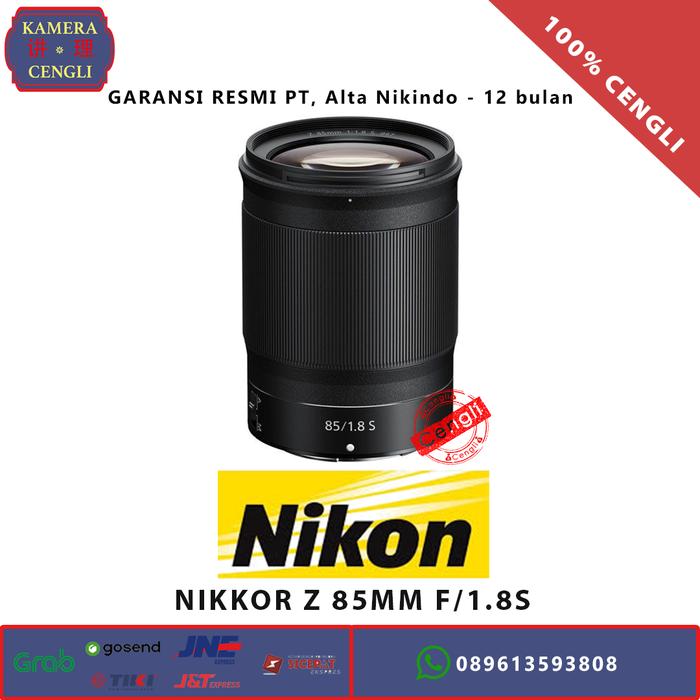 Jual Nikon NIKKOR Z 85mm S Lens Garansi Resmi Alta Nikindo