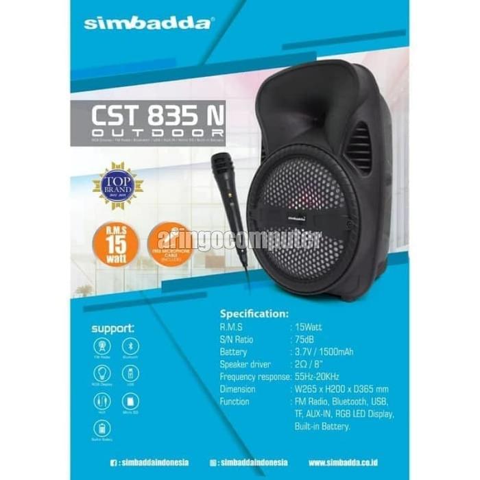 Gambar Speaker Simbadda CST 835N dari Aringo Computer Samarinda undefined Tokopedia