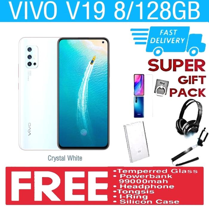 Gambar VIVO V19 Ram 8/128GB Garansi Resmi VIVO INDONESIA - Crystal White dari OVANST0RE undefined Tokopedia