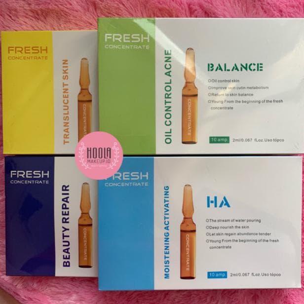 Gambar FRESH CONCENTRATE - VITAMIN C AMPULE SERUM (sebelum/sesudah) BB GLOW dari Khusuma Store undefined Tokopedia