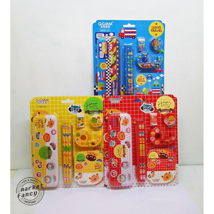 Gambar Tempat Pensil - Set Alat Tulis GGMM-161 - Biru dari market fancy undefined Tokopedia