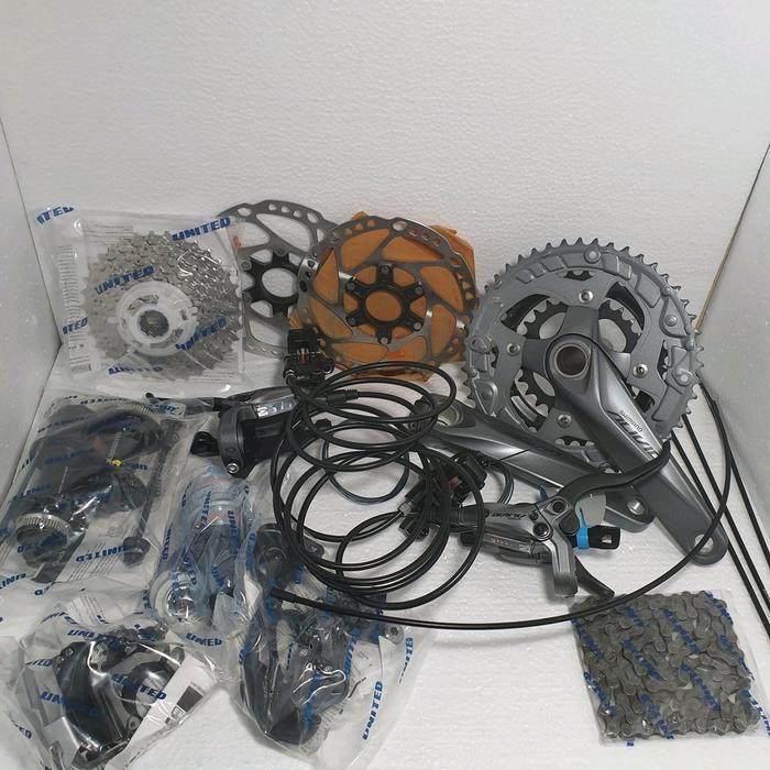 Groupset alivio shop 9 speed hydraulic