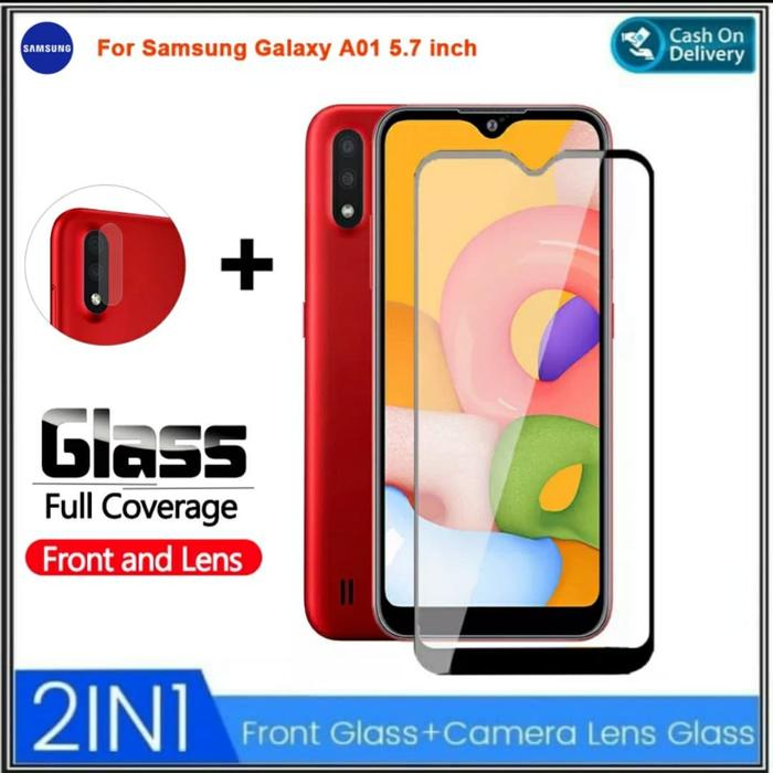 Jual Tempered Glass Samsung A01 2020 Free Anti Gores Camera