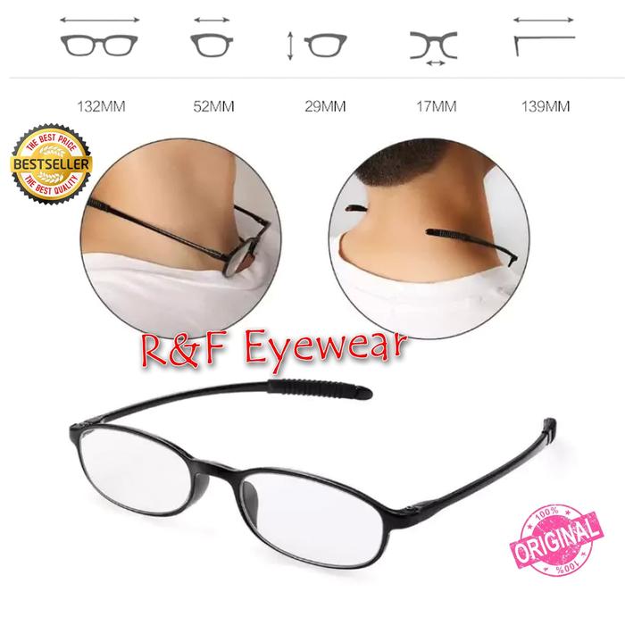 Gambar kacamata baca plus lentur tidak patah lensa jernih pria wanita terbaru dari R&F Eyewear undefined Tokopedia