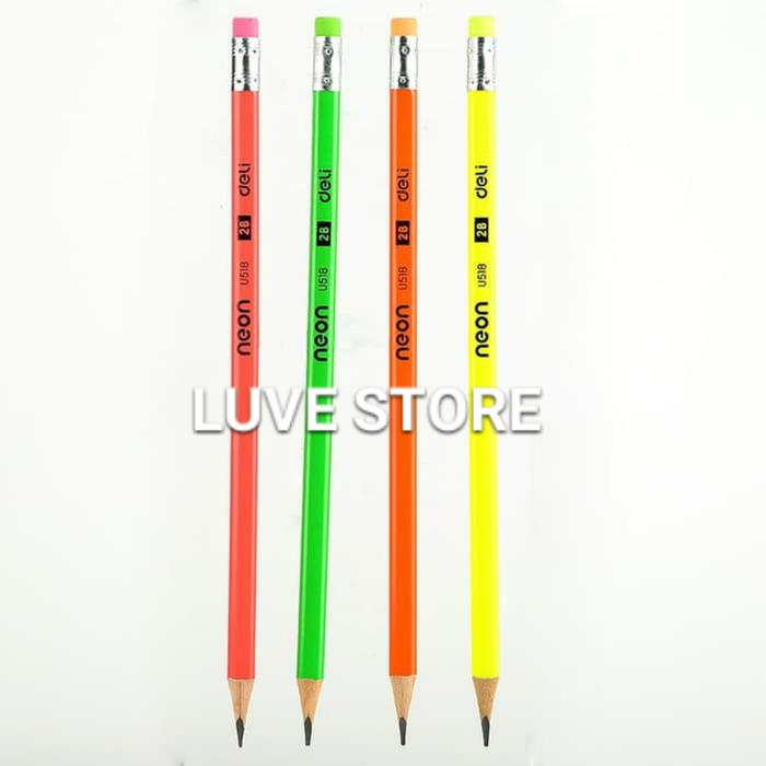 Gambar PENSIL KAYU ALAT TULIS SEKOLAH KANTOR STATIONERY LUVE 7 dari LUVE GALLERY_NEW undefined Tokopedia