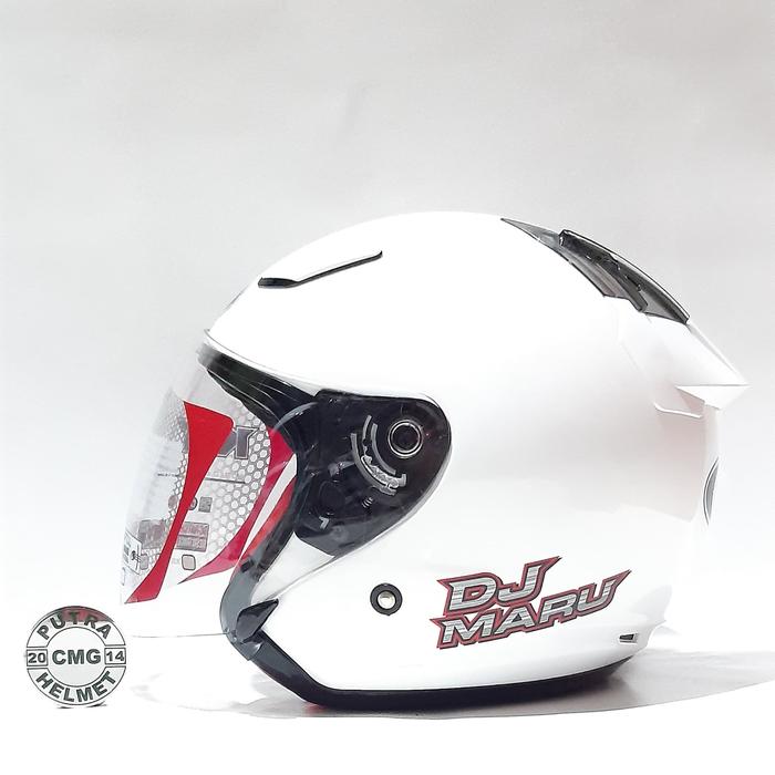 Jual HELM KYT DJ MARU PUTIH - Jakarta Selatan - PUTRA CMG HELM | Tokopedia