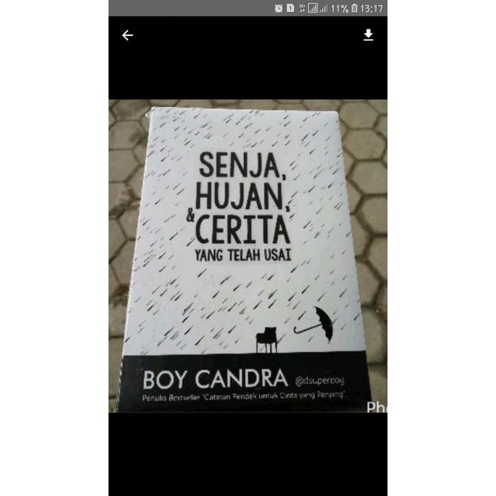 Jual Novel Senja Hujan Dan Cerita Yang Telah Usai By Boy Candra Murah Jakarta Barat Kevin Store76 Tokopedia