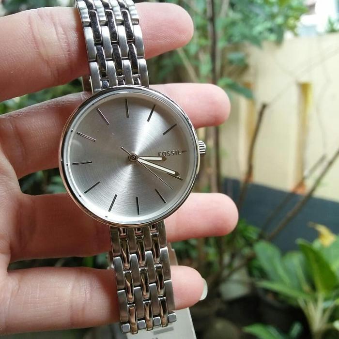Jual jam fossil stainless silver bq3465 
