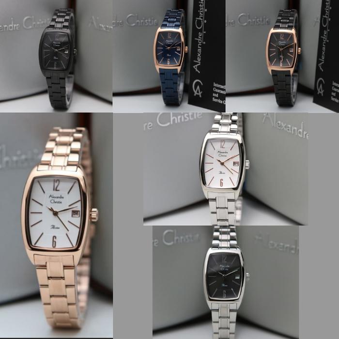 Jual 2456 Jam Alexander Cristie Wanita Rosegold Alexandre Cristy Kotak Full Black Jakarta Utara Toko Sico 