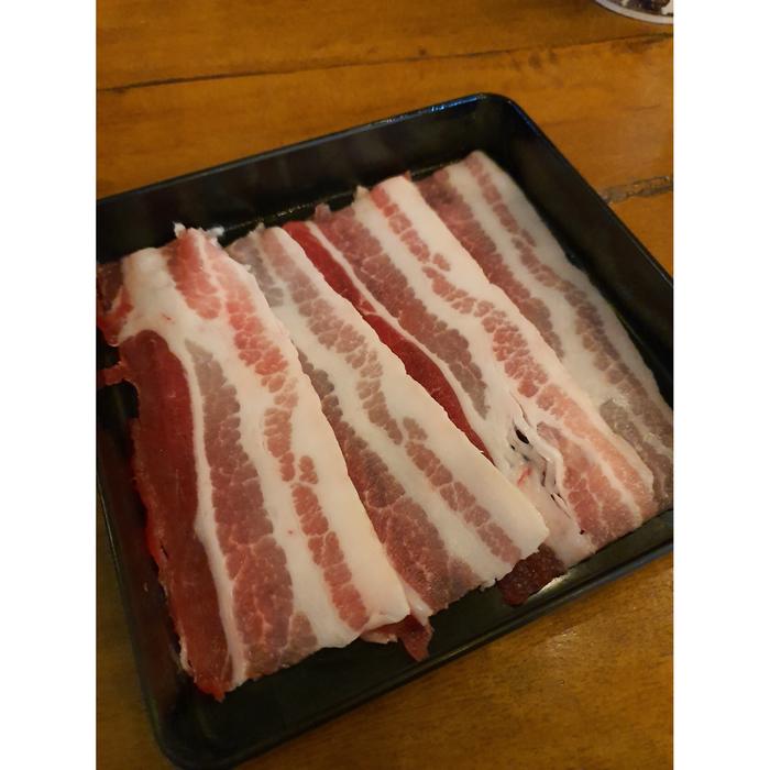 Gambar Daging Slice (Samcan / Kapsim / Bacon) / Samgyeopsal 250gr - Samcan dari zel's store undefined Tokopedia