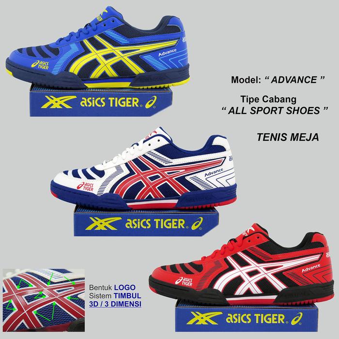Gambar Sepatu Tennis Meja Ping Pong Asics Tiger ADVANCE Nittaku Tibhar Bet - Putih, 40 dari DoBan 89 Sport undefined Tokopedia