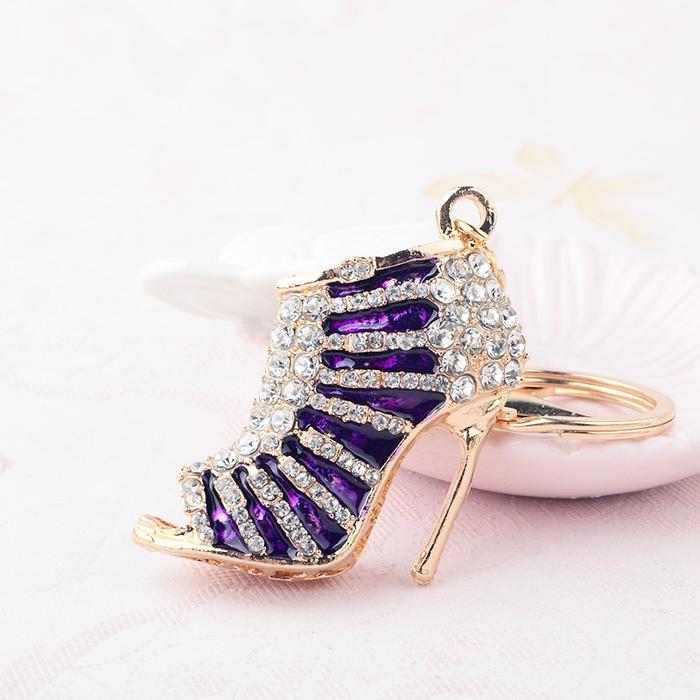 Gambar Gantungan Kunci Sepatu High Heels Tas Lucu Kristal Liontin Korea Hadia - PURPLE dari Wakatobi Jaya Motor undefined Tokopedia