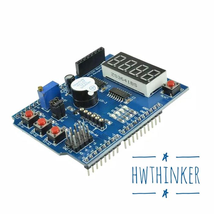 Gambar Multi function Expansion Multifunction Prototype Shield Arduino dari HwThinker undefined Tokopedia