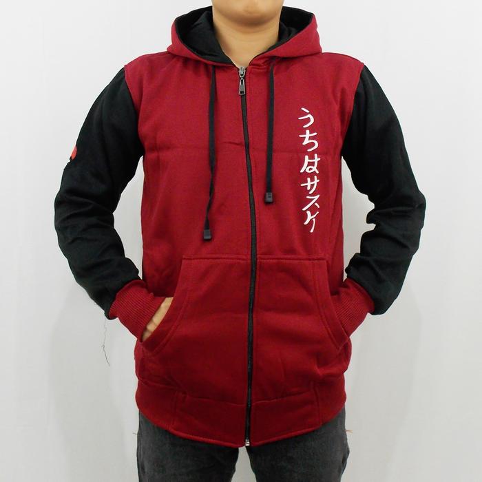 Jual JAKET NARUTO SHIPPUDEN JAKET UCHIHA CLAN JAKET SASUKE
