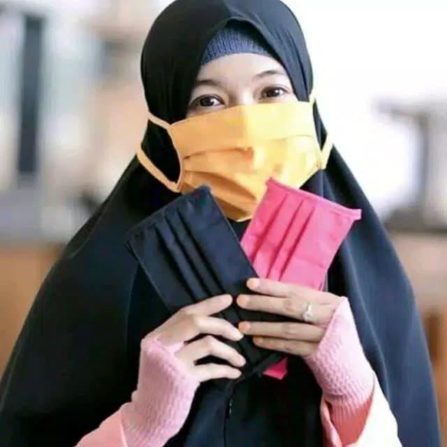 Gambar Promo Masker Kain Polos / Penutup Hidung Dan Mulut Model Lebar dari toko innesh undefined Tokopedia