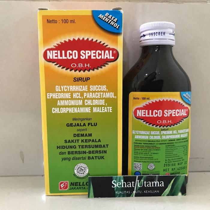 Jual Nellco Special Sirup Obh Obat Batuk Gejala Flu Demam Dll Jakarta Utara To Sehat Utama Tokopedia