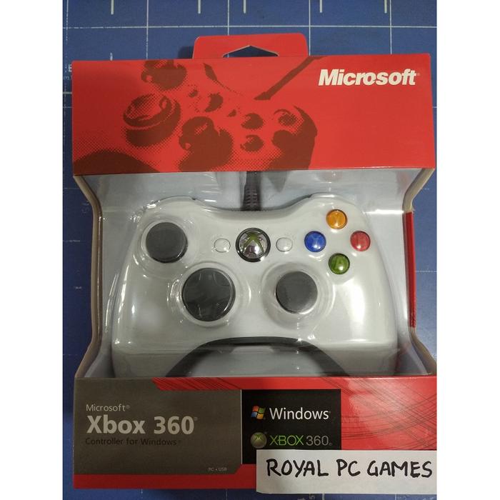 Gambar Microsoft Xbox 360 Wired Controller Stick Stik Joystick Gamepad PC Kompatibel dengan Semua Game XBOX & PC Laptop Kualitas Premium Original Pabrik OEM Nyaman Digenggam Presisi Tinggi Tombol dan Analog Berkualitas Premium Plug n Play Mudah Digunakan - Putih dari Royal PC Games Medan undefined Tokopedia