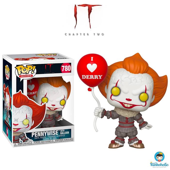 Pennywise with Balloon (I Heart Derry 