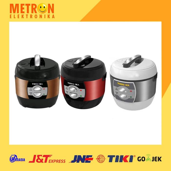 Gambar YONG MA SMC 7033 Magic Com 2 Liter Gold Iron Wing / YONGMA SMC7033 - Merah dari Metron Elektronika undefined Tokopedia