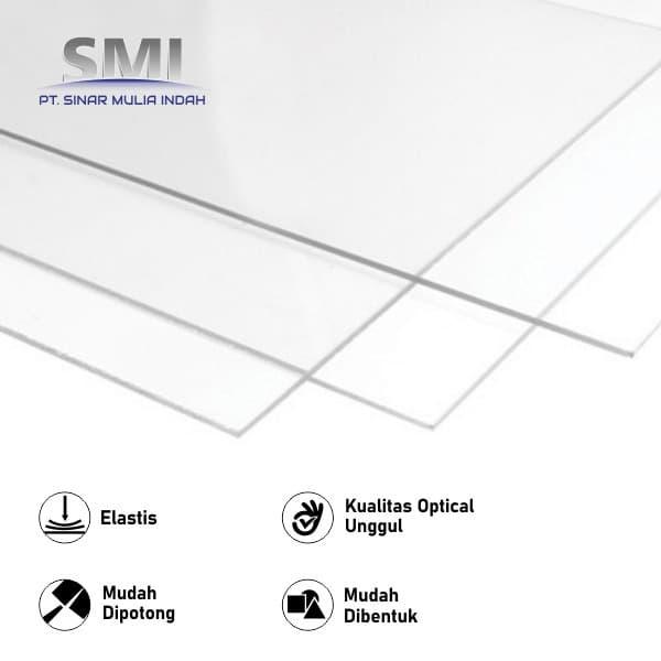 Gambar Akrilik Lembaran Bening 2MM x 1.22M x 2.44M - SMI Store dari Sinar Mulia Indah Store undefined Tokopedia