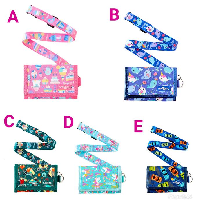Gambar SMIGGLE WHIRL JUNIOR LANYARD WALLET - DOMPET TALI SMIGGLE - TYPE A dari HOUSE OF WENS undefined Tokopedia