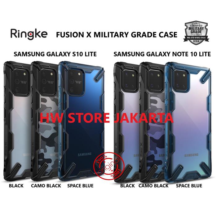 Gambar Case Samsung Galaxy S10 Lite / Note 10 Lite Ringke Fusion X Casing - Black, S10 Lite dari HW Store Jakarta undefined Tokopedia